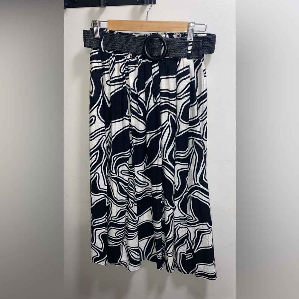 Women's Nine West Belted A-Line Skirt size S